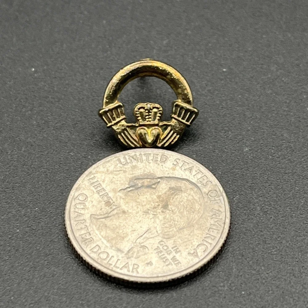 Claddagh‎ Ring Irish Ireland Lapel Hat Pin